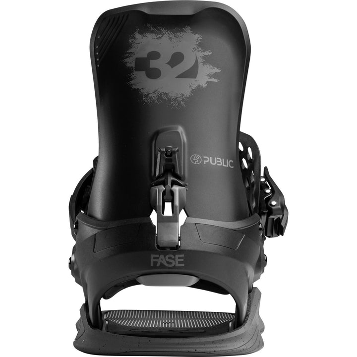 thirtytwo Basin FASE Snowboard Bindings 2027 Public Black/Gray