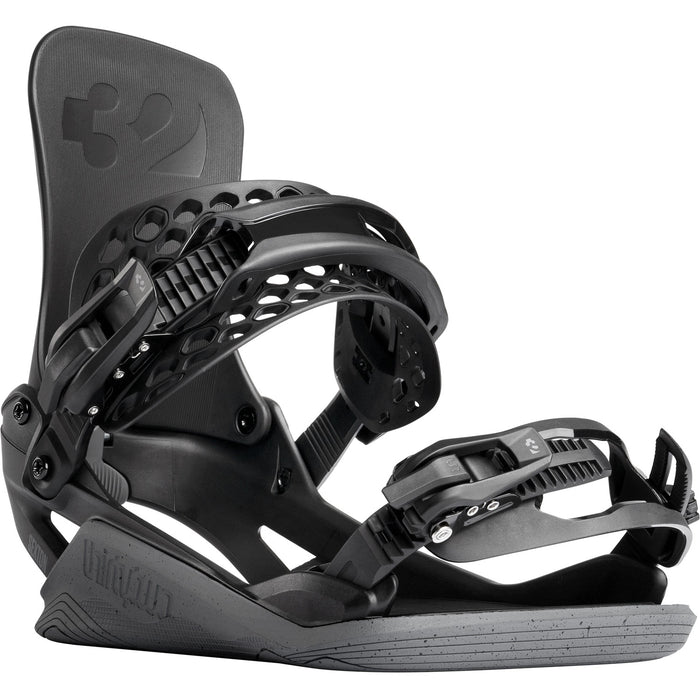 thirtytwo Basin FASE Snowboard Bindings 2027 Public Black/Gray