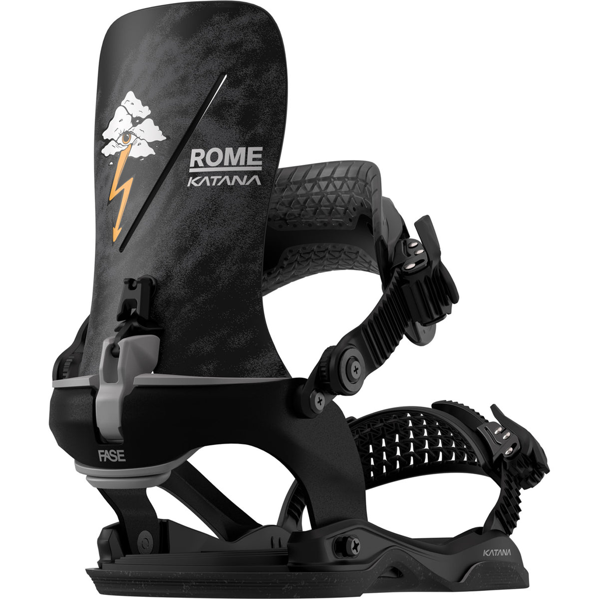 Rome Katana AW FASE Pro Snowboard Bindings 2027 Black