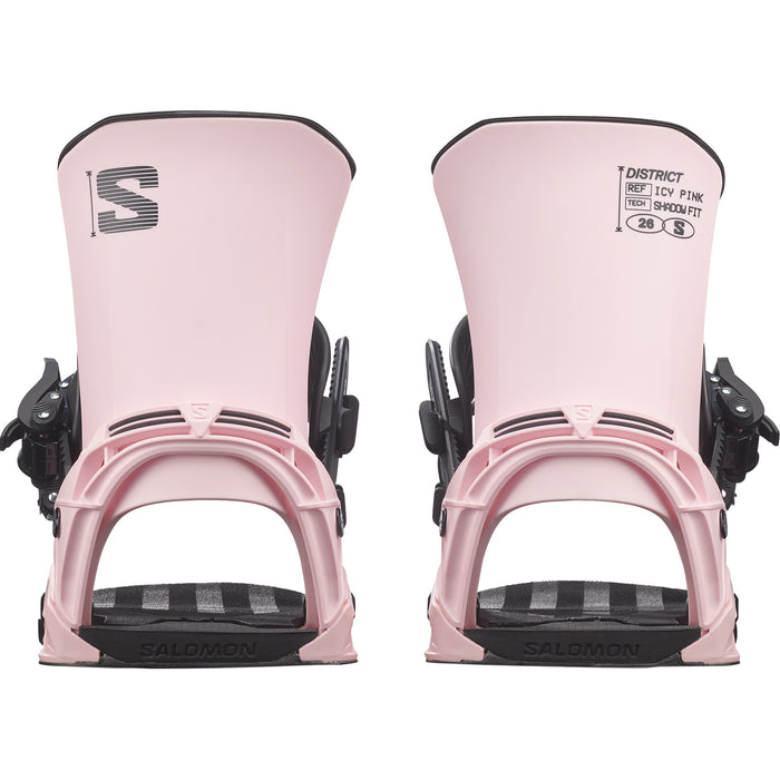 Salomon District Snowboard Bindings 2027 Icy Pink
