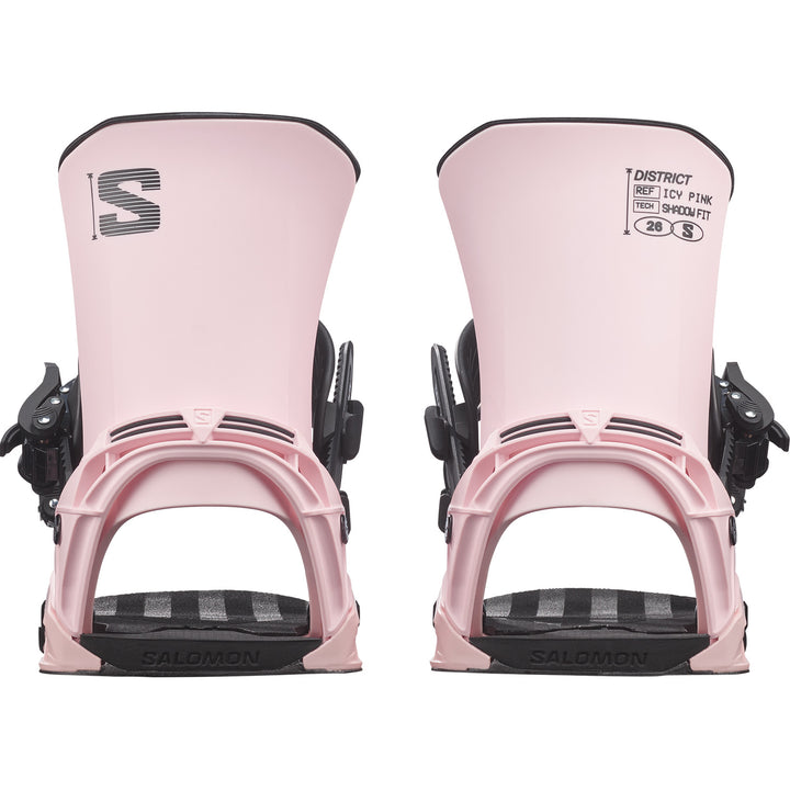 Salomon District Snowboard Bindings 2027 Icy Pink