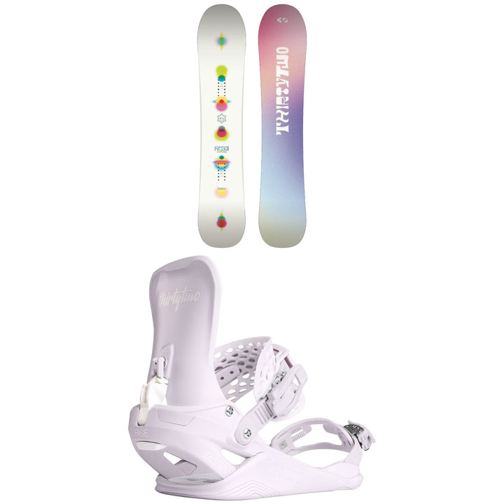 thirtytwo Reiki Snowboard + Basin FASE Snowboard Bindings - Women's 2027