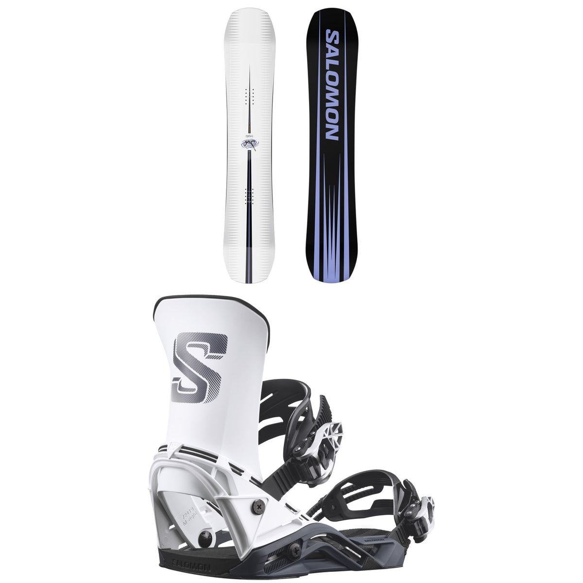 Salomon Assassin Snowboard + District Snowboard Bindings 2027