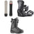Salomon Overcast Snowboard + District Snowboard Bindings + Launch Boa SJ Boa Snowboard Boots 2027