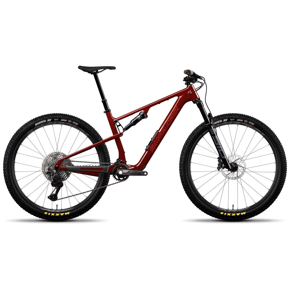 Santa Cruz Blur 5 CC Deore Complete Mountain Bike 2027 Gloss Tart Cherry