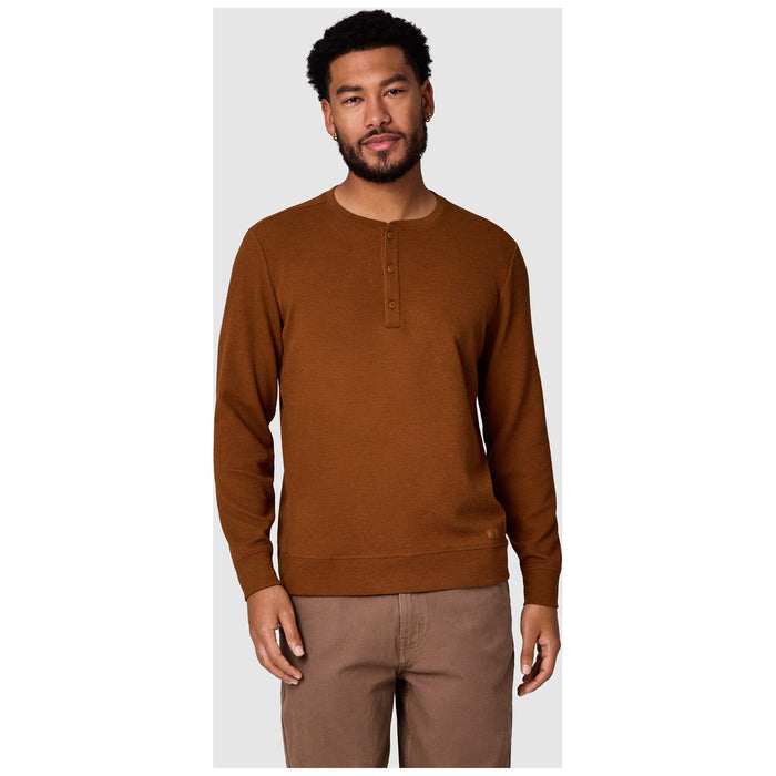 Outdoor Research Eclipse Waffle Long Sleeve Henley - Men's Pecan