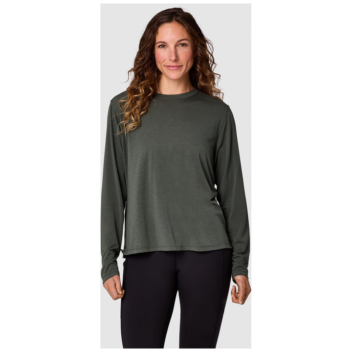 Outdoor Research Eclipse Sun Long Sleeve Tee - Women's Dark Laurel