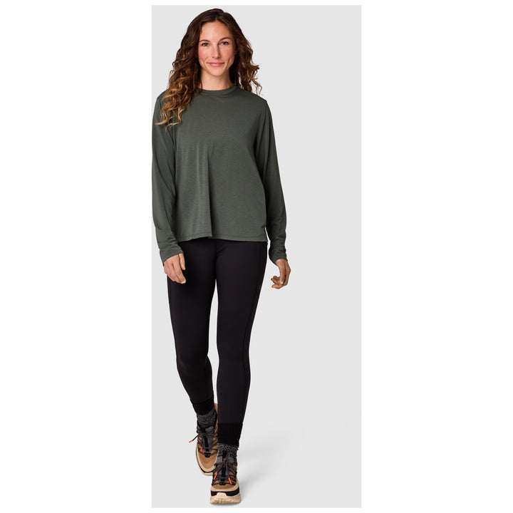 Outdoor Research Eclipse Sun Long Sleeve Tee - Women's Dark Laurel