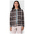 Outdoor Research Feedback Flannel Twill Shirt - Women's Gravel Plaid