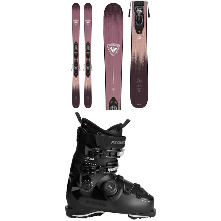 Rossignol Rallybird Soul 92 Skis + Xpress 11 Bindings + Atomic Hawx Prime 85 BOA W Ski Boots - Women's 2026