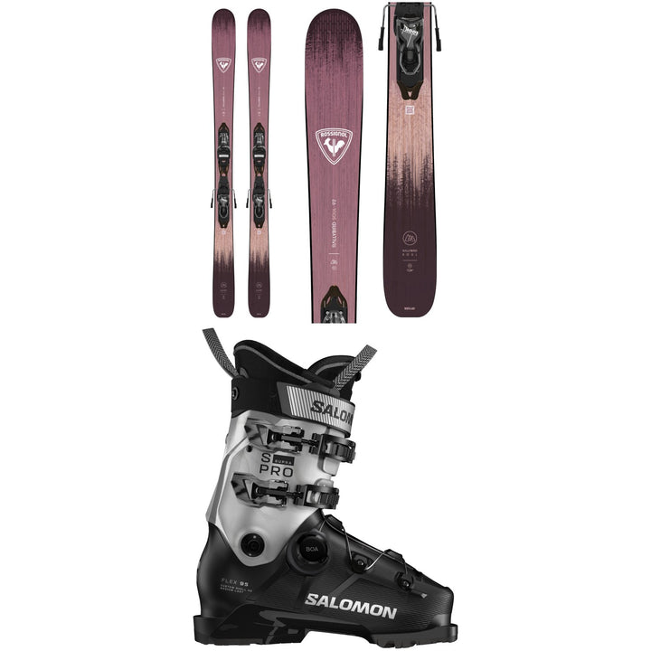 Rossignol Rallybird Soul 92 Skis + Xpress 11 Bindings + Salomon S/Pro Supra BOA 95 W Ski Boots - Women's 2026