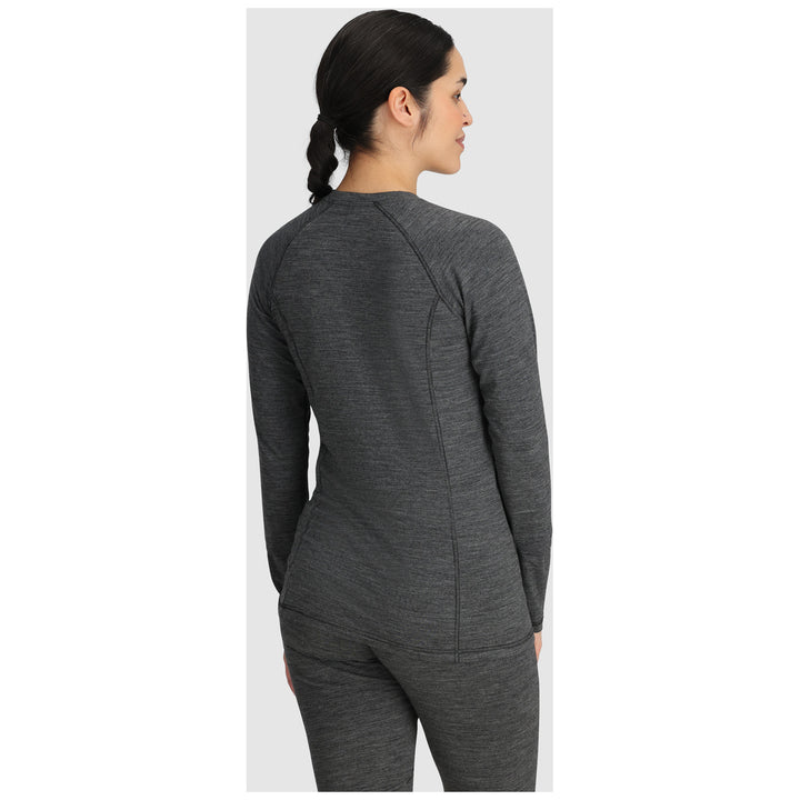 Outdoor Research Alpine Onset Merino 150 Crew Top - Women's Black Heather