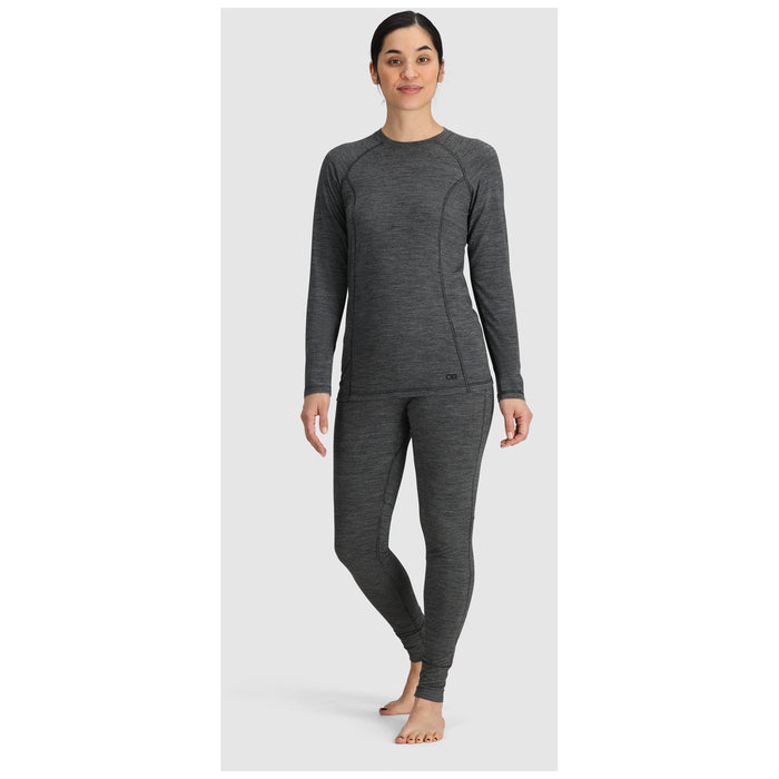 Outdoor Research Alpine Onset Merino 150 Crew Top - Women's Black Heather
