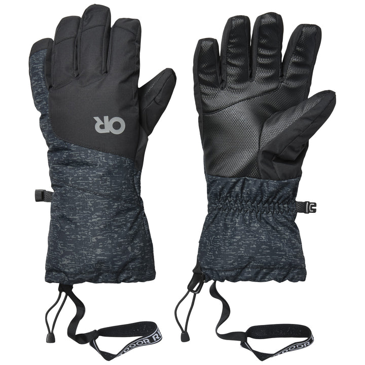 Outdoor Research Adrenaline 3-in-1 Glove - Women's Charcoal Tamarack Print