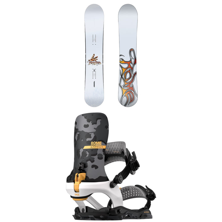 Rome Rene Snowboard + Katana AW FASE LTD Snowboard Bindings 2027