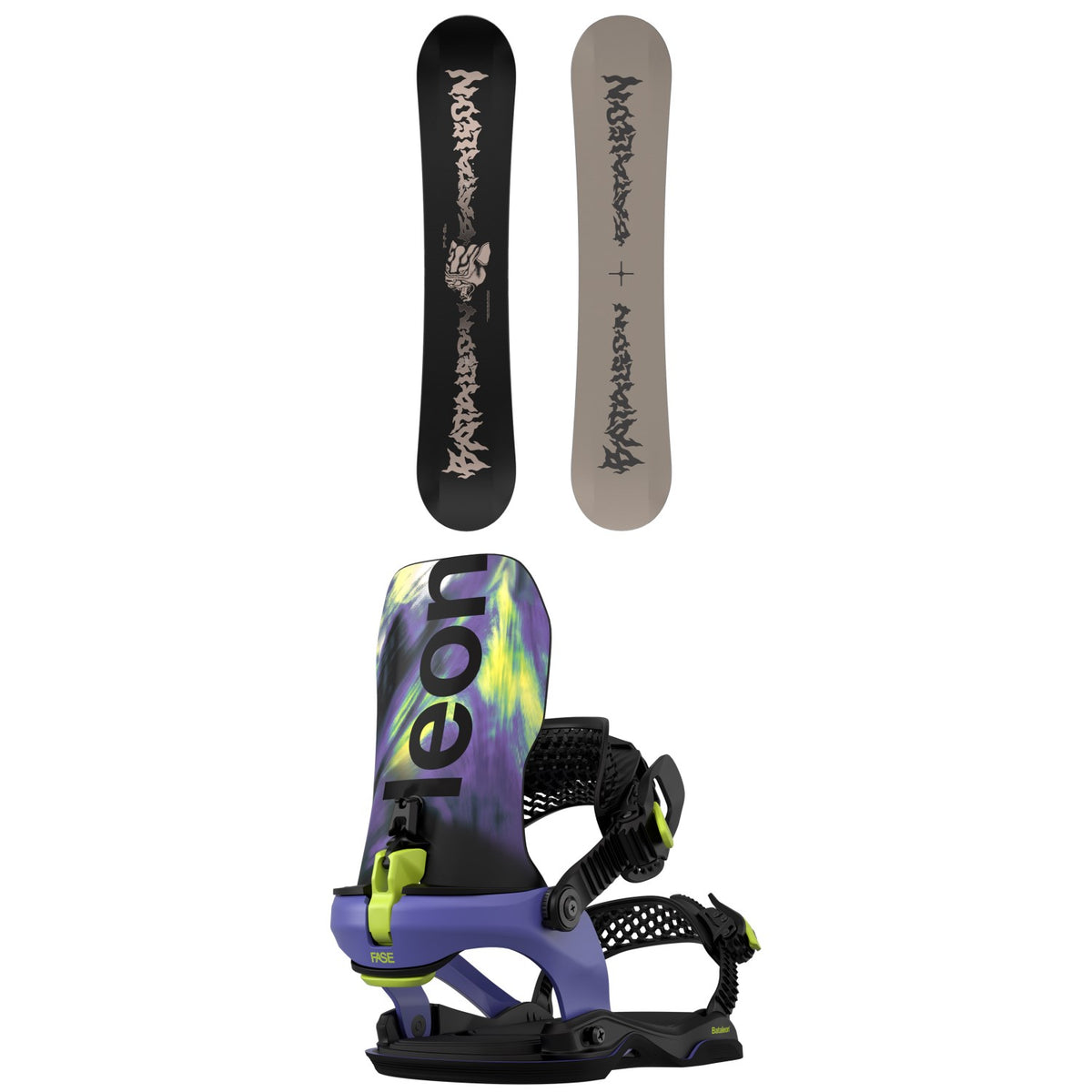 Bataleon Disaster+ Snowboard + Blaster AW FASE LTD Snowboard Bindings 2027
