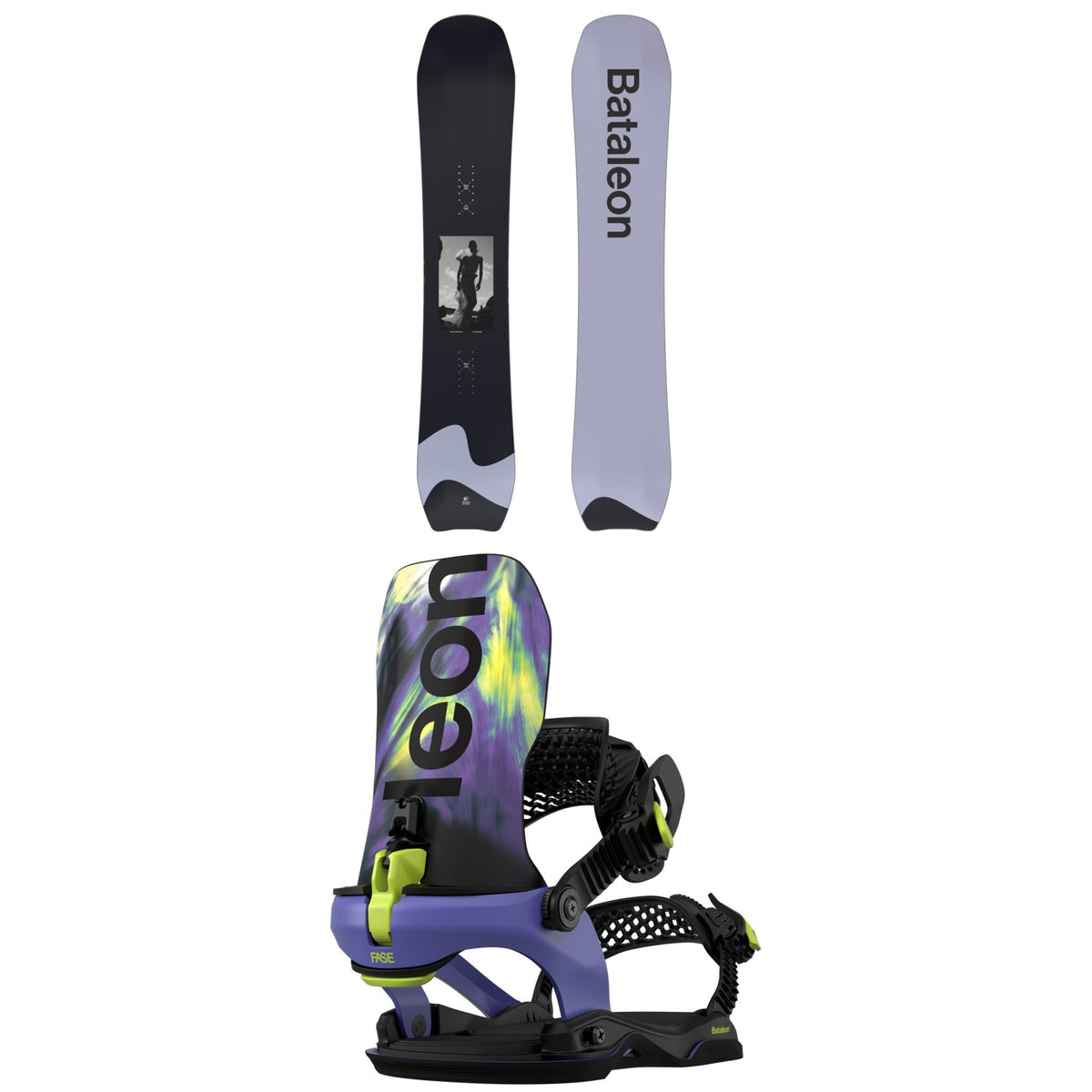 Bataleon Whatever x Petrovsky & Ramone Snowboard + Blaster AW FASE LTD Snowboard Bindings 2027
