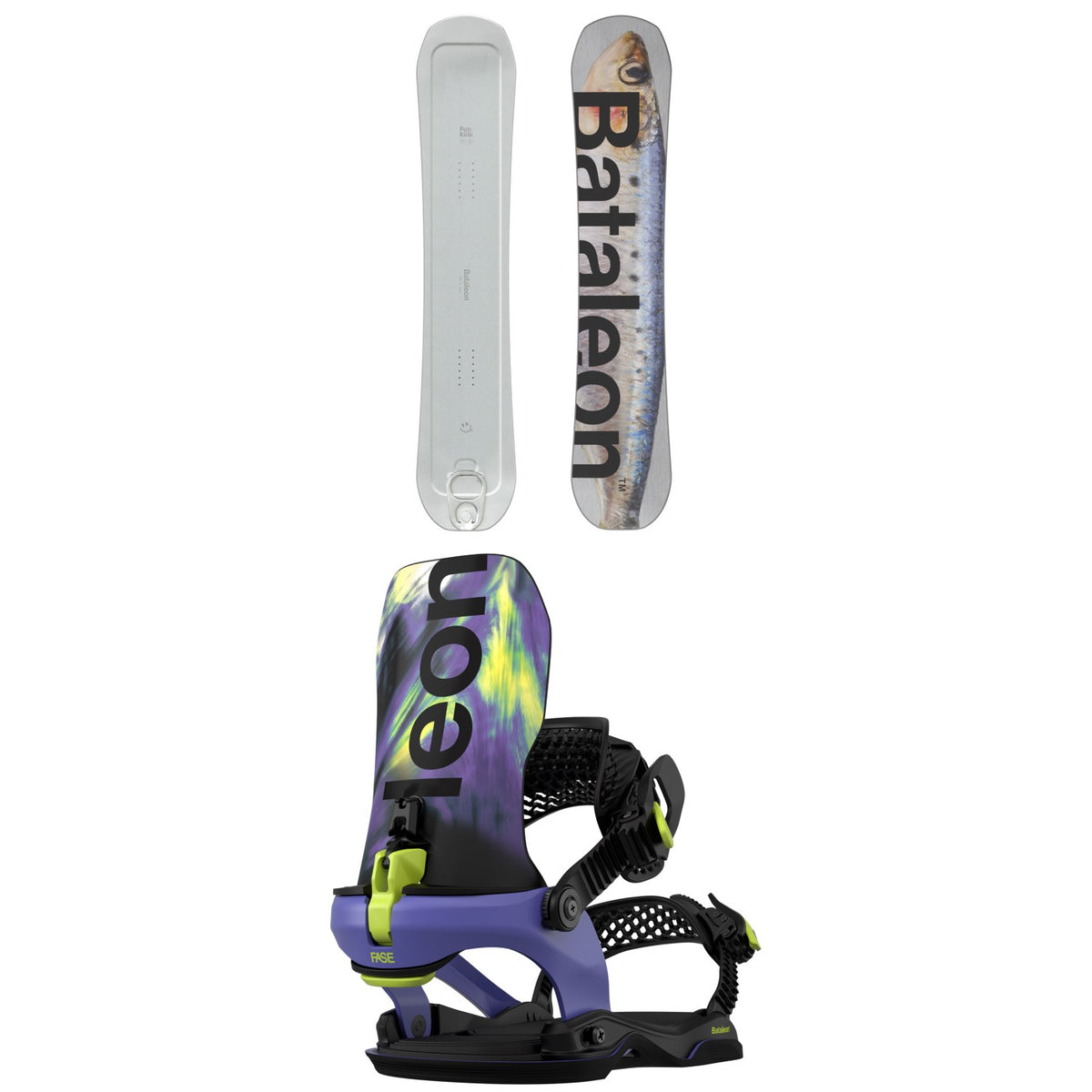 Bataleon Fun.Kink Snowboard + Blaster AW FASE LTD Snowboard Bindings 2027