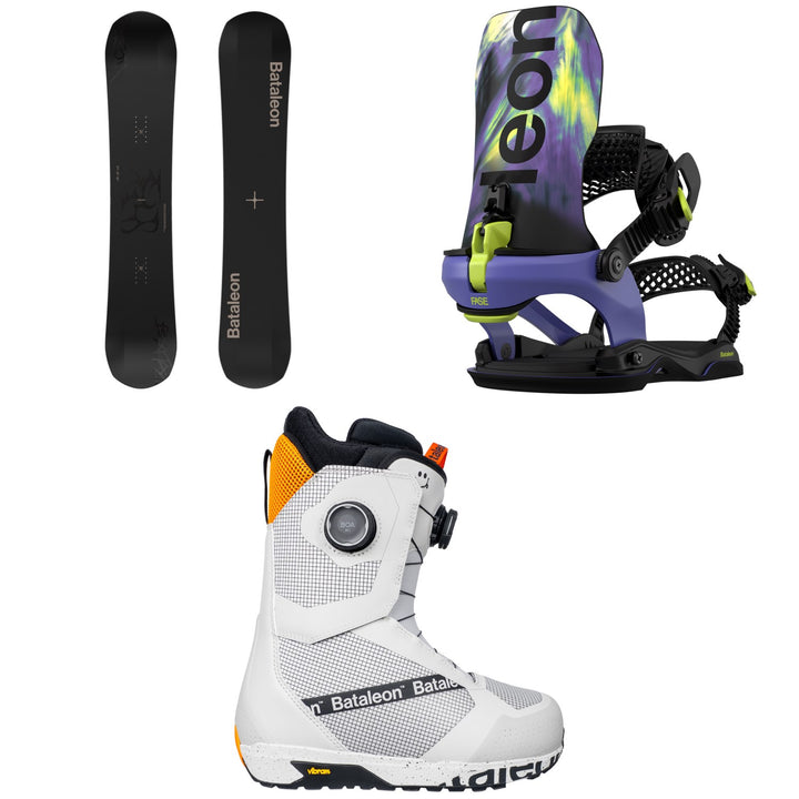 Bataleon Evil Twin+ Snowboard + Blaster AW FASE LTD Snowboard Bindings + Salsa Double Boa Snowboard Boots 2027