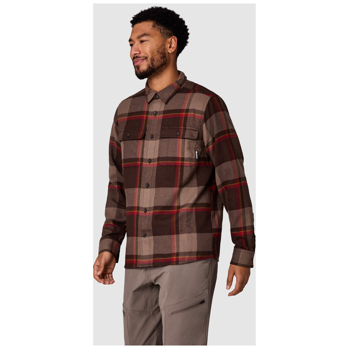 Outdoor Research Feedback Flannel Twill Shirt - Men's Chestnut Plaid