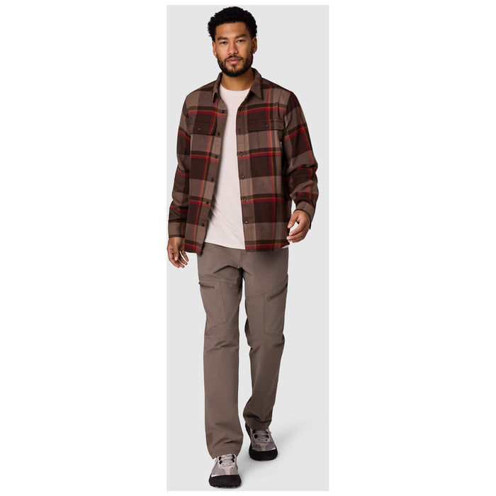 Outdoor Research Feedback Flannel Twill Shirt - Men's Chestnut Plaid