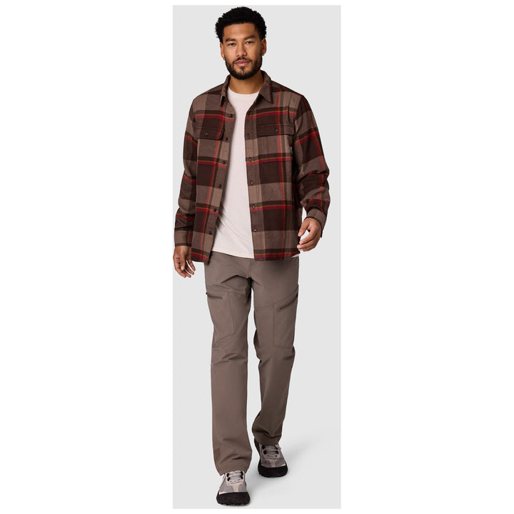Outdoor Research Feedback Flannel Twill Shirt - Men's Chestnut Plaid