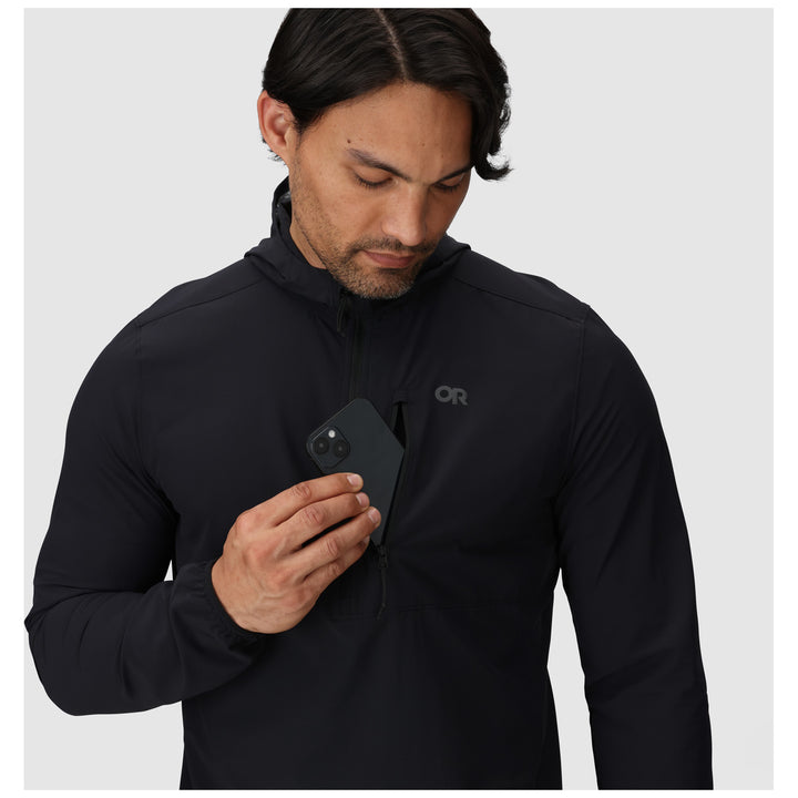 Outdoor Research Astroman Air Sun Hoodie - Men's Black