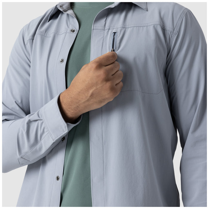 Outdoor Research Astroman Long Sleeve Sun Shirt - Men's Slate