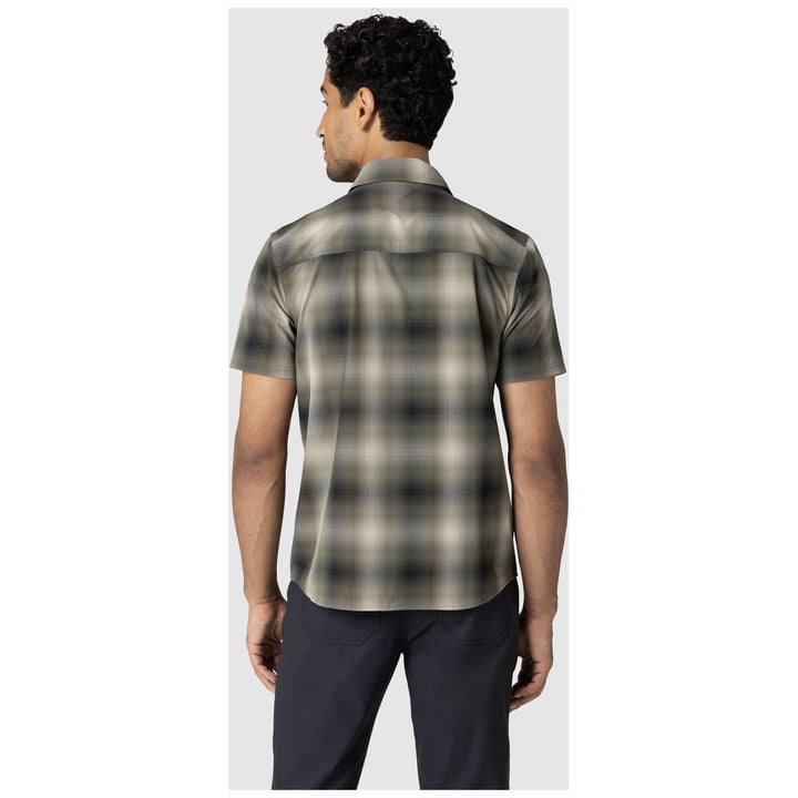Outdoor Research Astroman Short Sleeve Sun Shirt - Men's Ranger Green Plaid