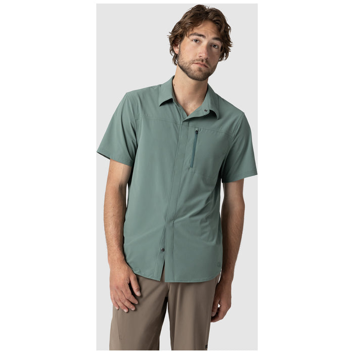 Outdoor Research Astroman Air Short Sleeve Sun Shirt - Men's Malachite