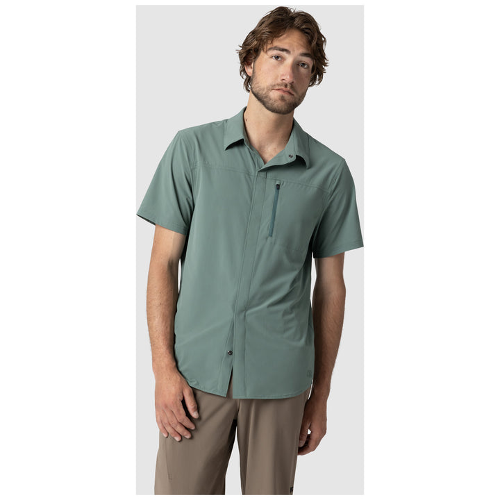 Outdoor Research Astroman Air Short Sleeve Sun Shirt - Men's Malachite
