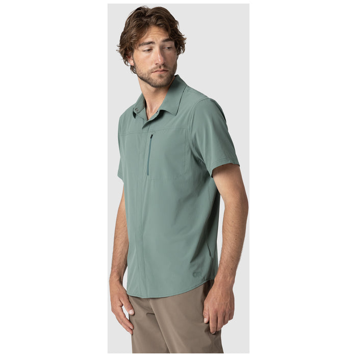 Outdoor Research Astroman Air Short Sleeve Sun Shirt - Men's Malachite