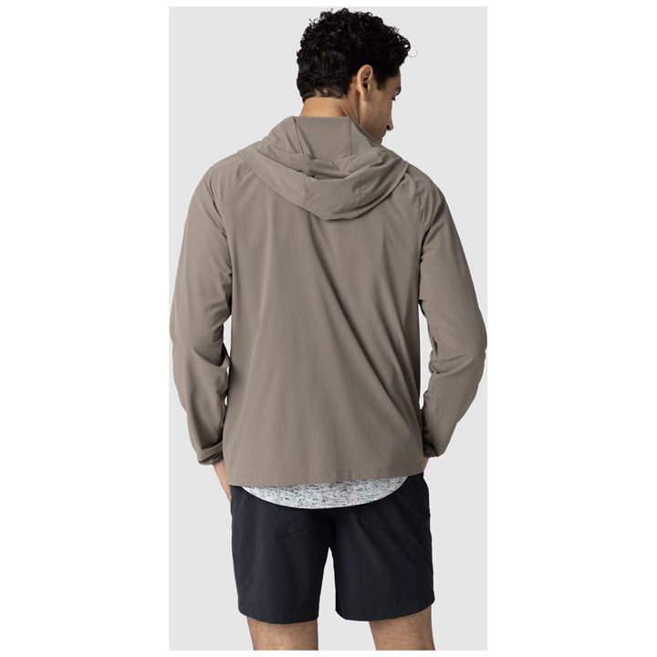 Outdoor Research Astroman Full Zip Sun Hoodie - Men's Gravel