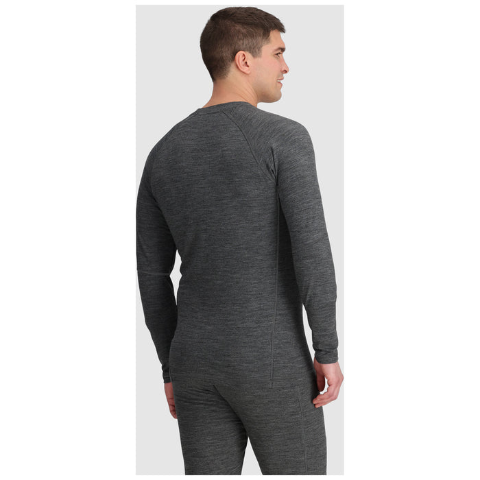 Outdoor Research Alpine Onset Merino 150 Crew Top - Men's Black Heather