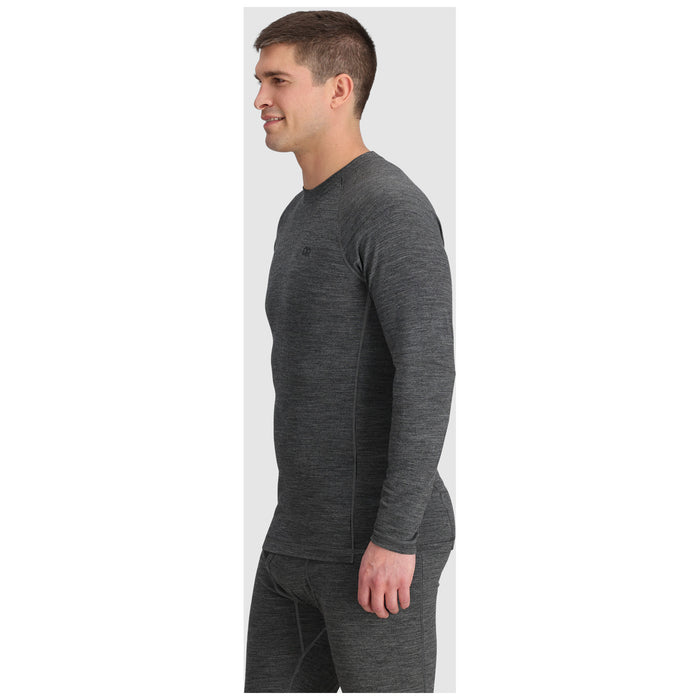 Outdoor Research Alpine Onset Merino 150 Crew Top - Men's Black Heather