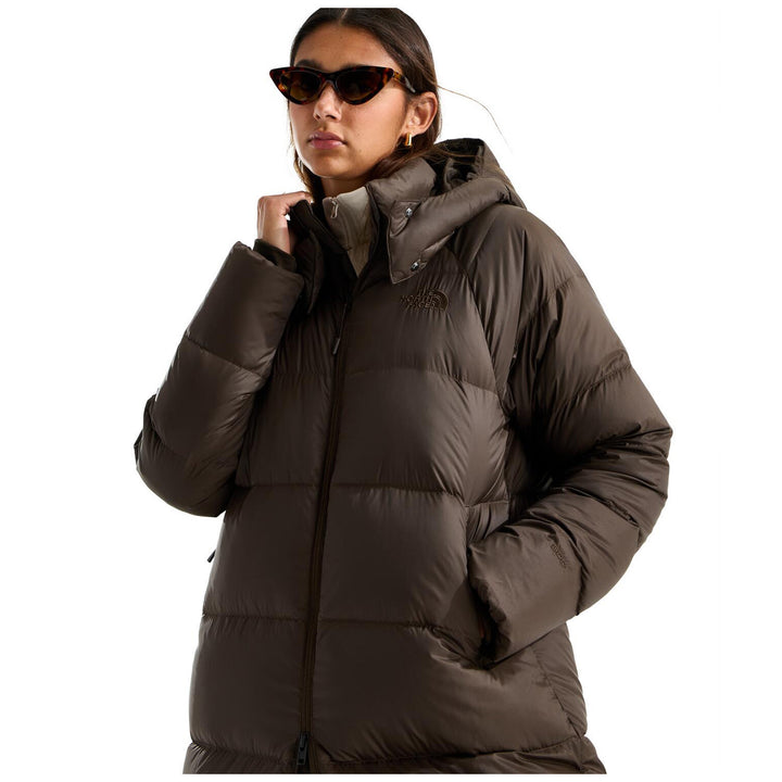 The North Face Hydrenalite™ City Long Down Hooded Parka - Women's Dark Chestnut