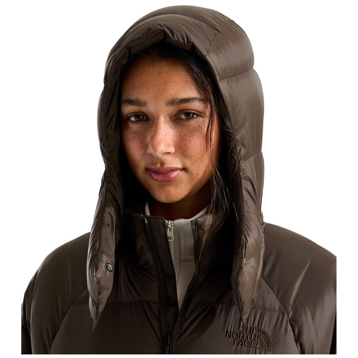 The North Face Hydrenalite™ City Long Down Hooded Parka - Women's Dark Chestnut