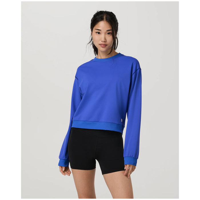 Vuori Halo Modern Crew - Women's Electric Blue