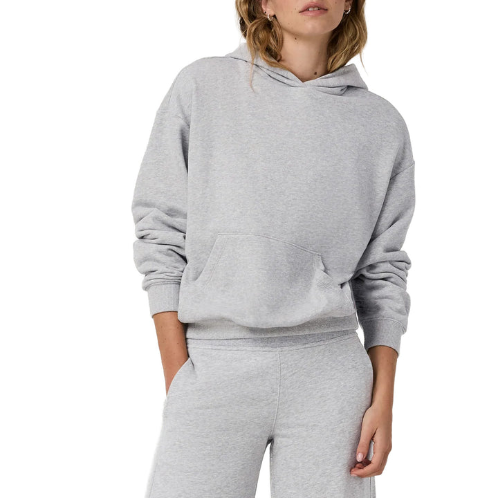Vuori Sedona Classic Pullover Hoodie - Women's Light Heather Grey