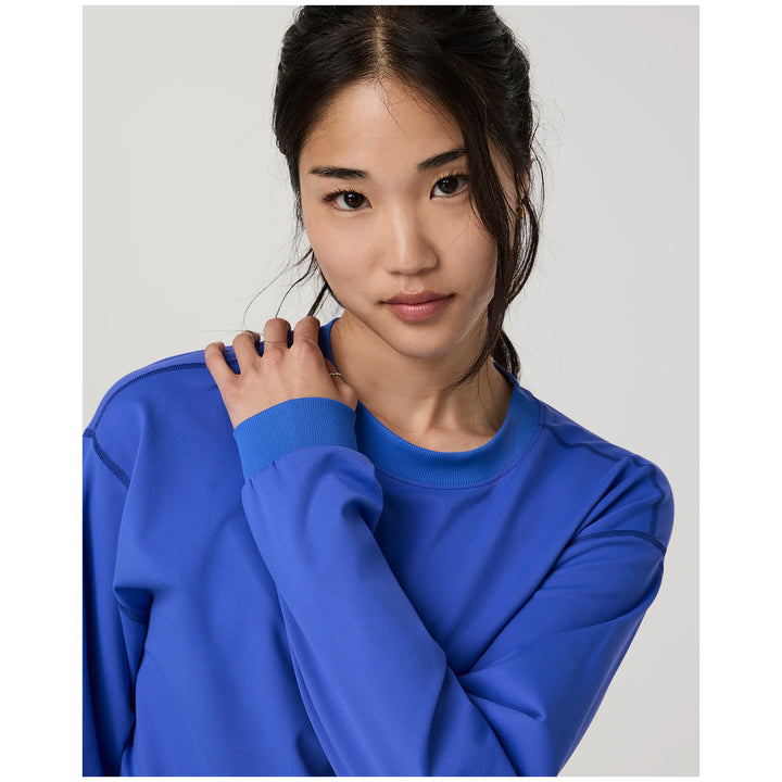Vuori Halo Modern Crew - Women's Electric Blue