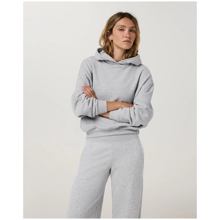 Vuori Sedona Classic Pullover Hoodie - Women's Light Heather Grey