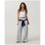 Vuori Sedona Midrise Wideleg Sweatpants - Women's Light Heather Grey