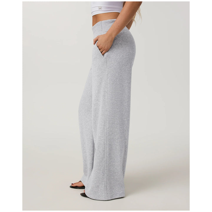 Vuori Sedona Midrise Wideleg Sweatpants - Women's Light Heather Grey