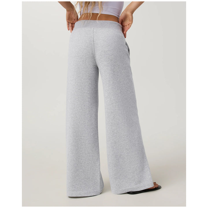 Vuori Sedona Midrise Wideleg Sweatpants - Women's Light Heather Grey