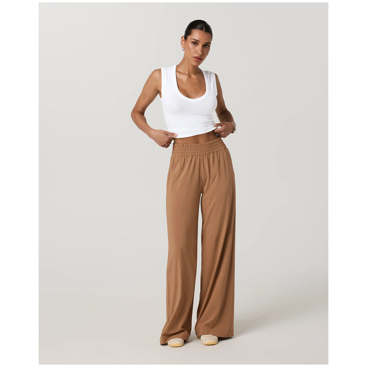 Vuori Villa Wideleg Short Pants - Women's Tobacco Brown
