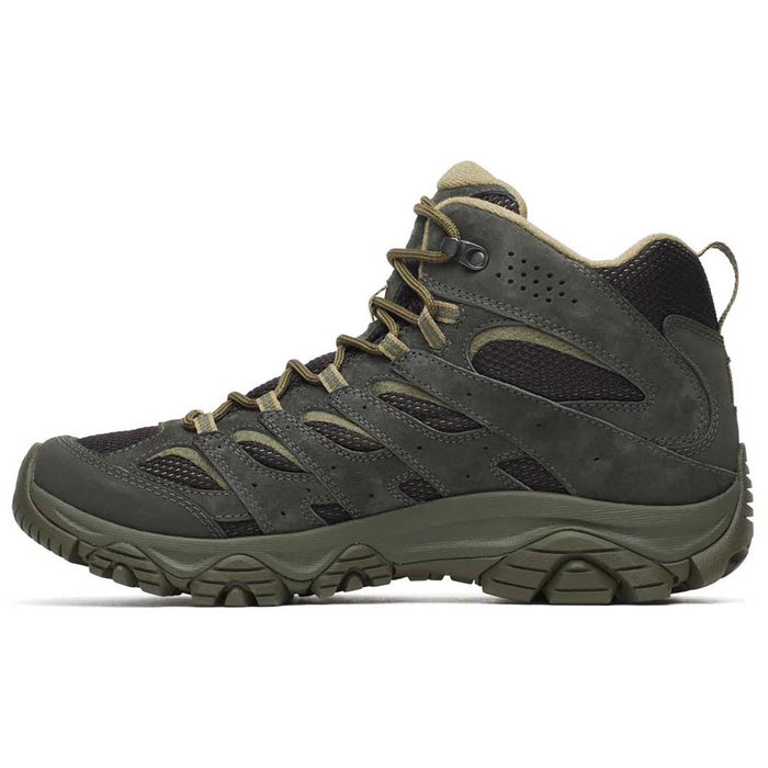 Merrell Moab 3 Mid WP Wide Width Shoes - Men's Black/Beluga