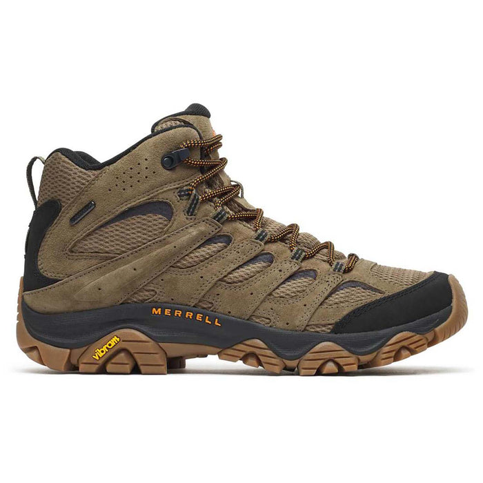 Merrell Moab 3 Mid WP Wide Width Shoes - Men's Olive/Gum