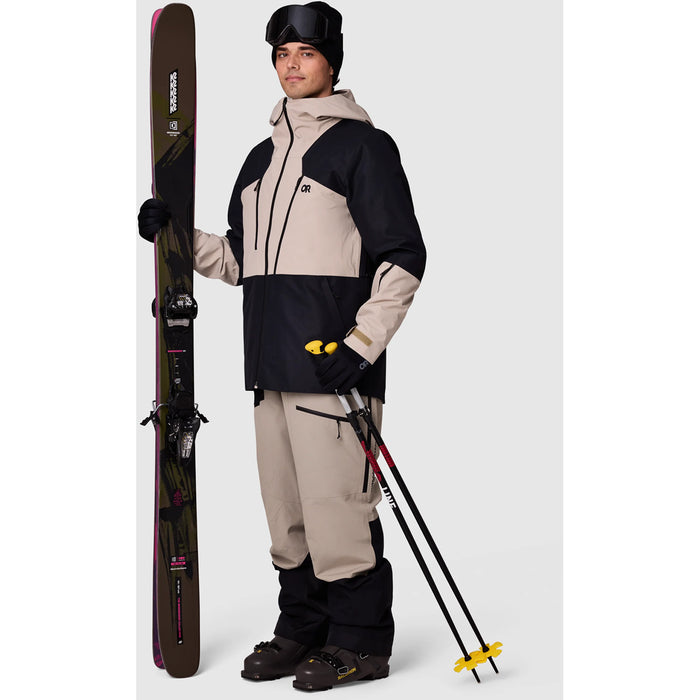 Outdoor Research Powderverse Jacket - Men's Pro Khaki/Black