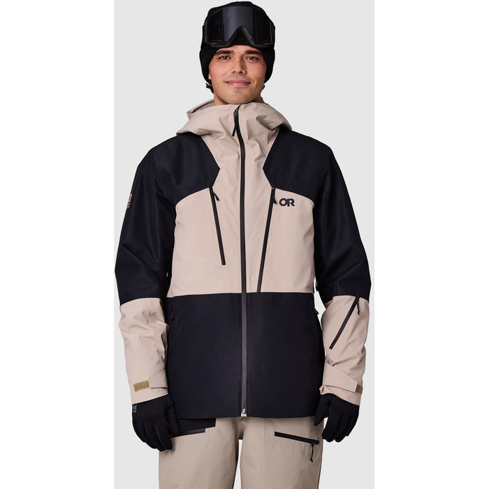 Outdoor Research Powderverse Jacket - Men's Pro Khaki/Black