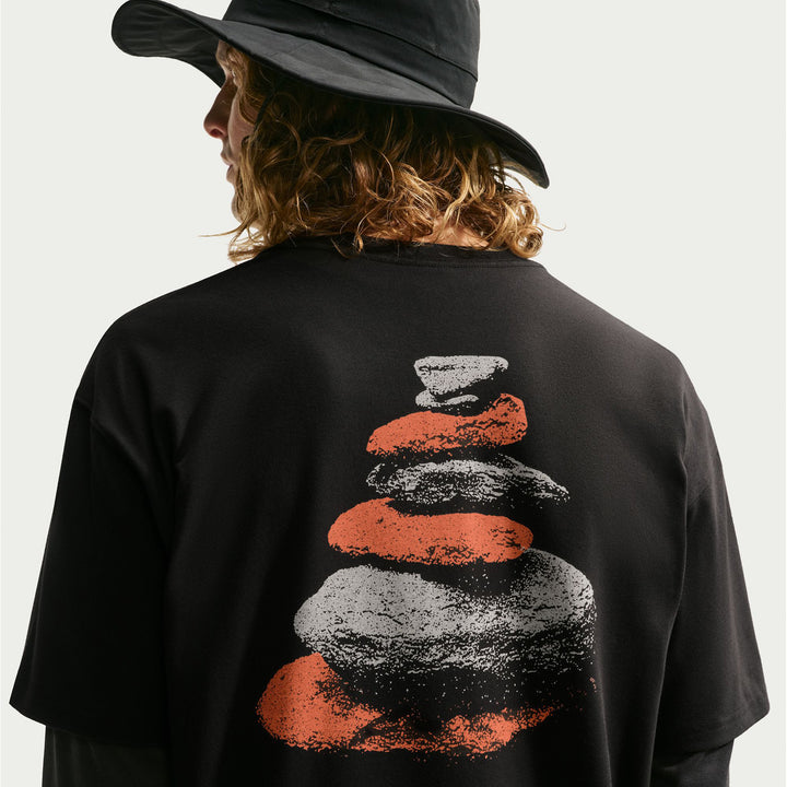 Nike ACG Dri-FIT LSE Stacked Rocks T-Shirt - Men's Black/Lt Orewood Brown